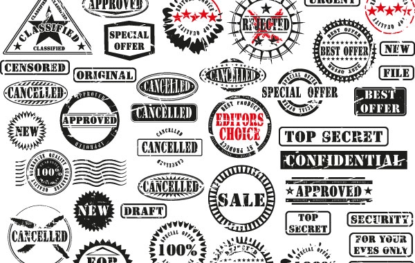 free company stamp template
